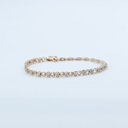 Diamond Infinity Link Bracelet