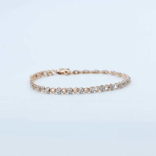 Diamond Infinity Link Bracelet