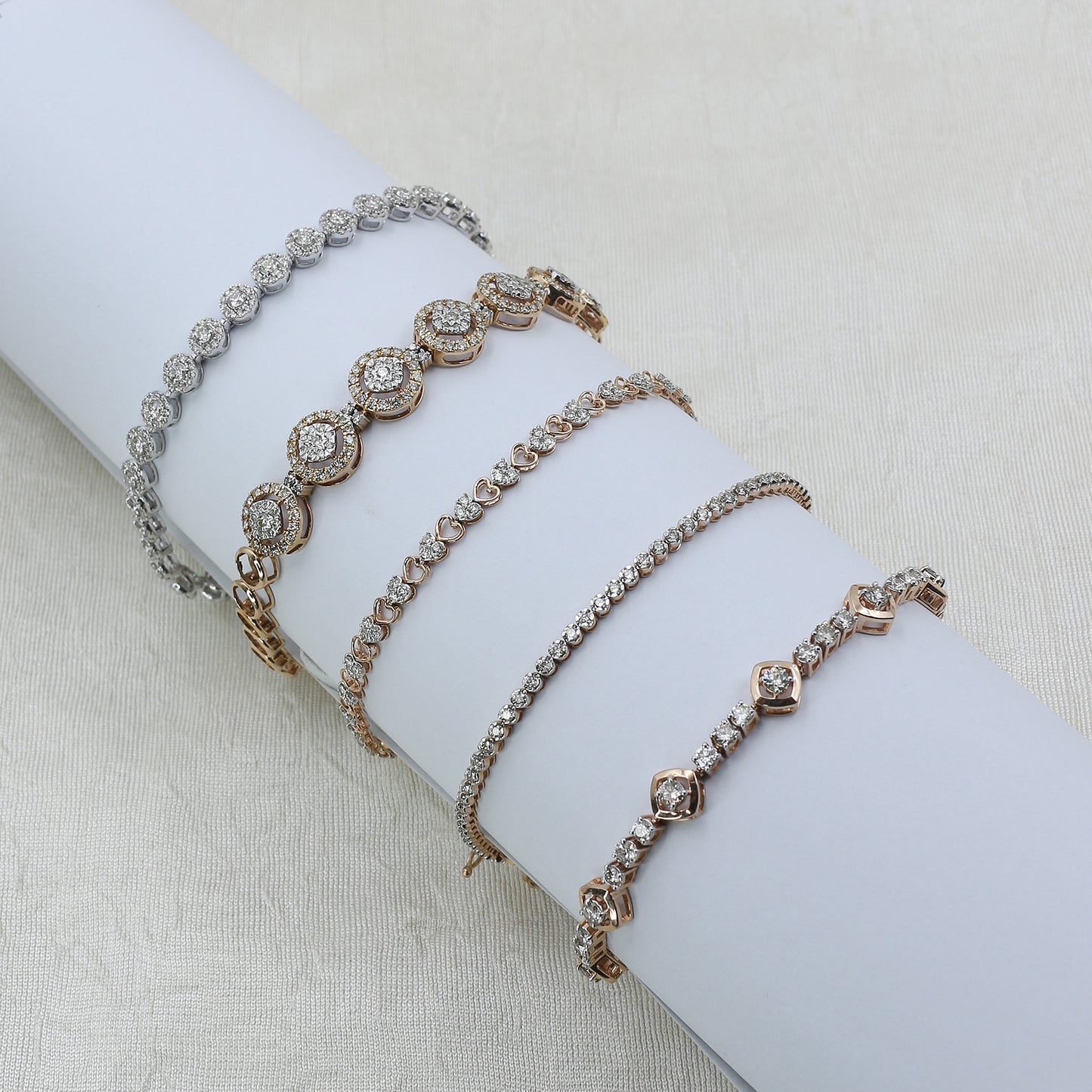 Diamond Infinity Link Bracelet