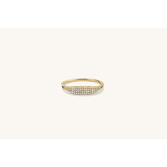 Gold bracelet with small stones on a white background