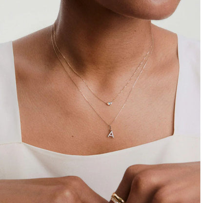 Opal & Diamond Pendant Necklace