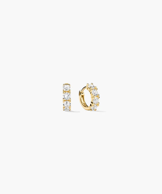 Diamond Hoop Earrings for Women – Luxury CVD Diamond Gold Hoops - Anirudh Jewels