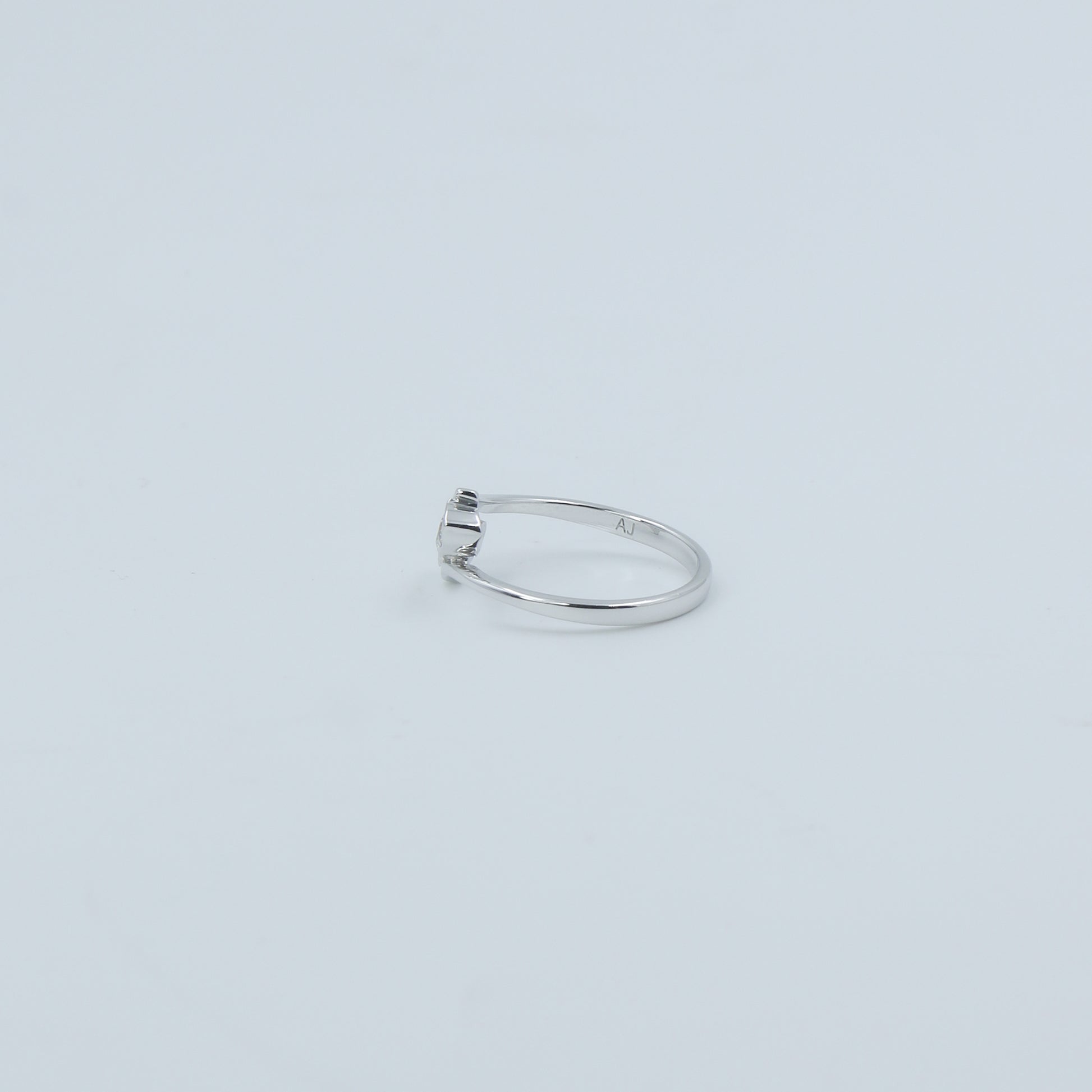 Three Stone Diamond Twist Gold Ring for Women – Elegant Designer Statement Ring - Anirudh Jewels