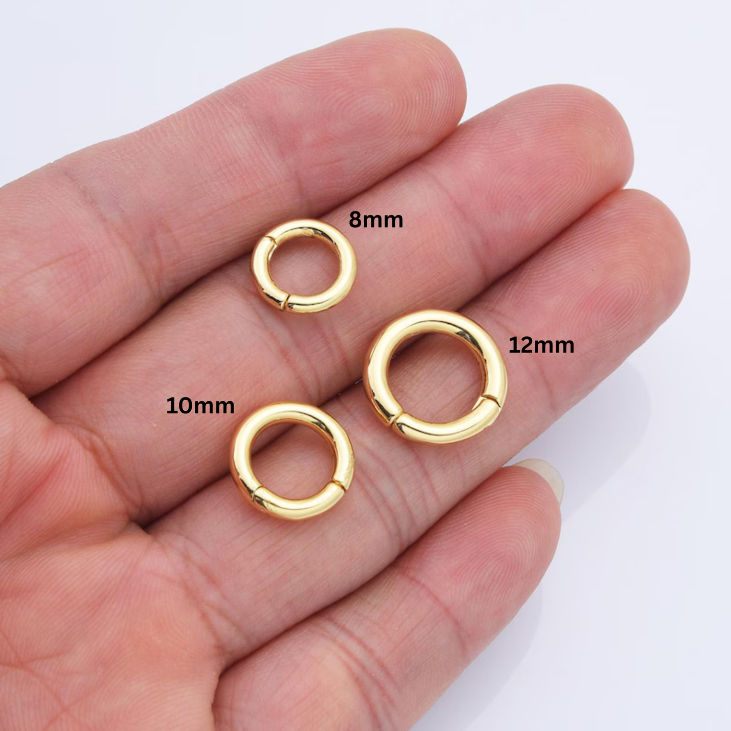 Minimalist Round Gold Lock Charm – Circular Lock Pendant - Anirudh Jewels