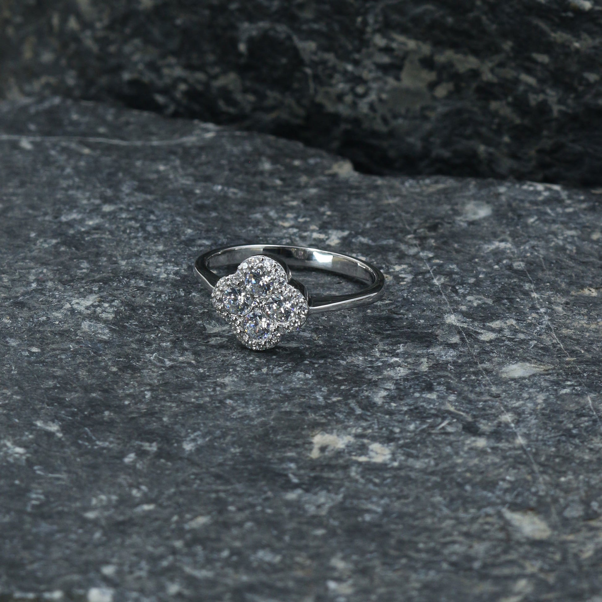 Cushion Halo Diamond Gold Ring for Women – Luxury Statement Engagement Ring - Anirudh Jewels
