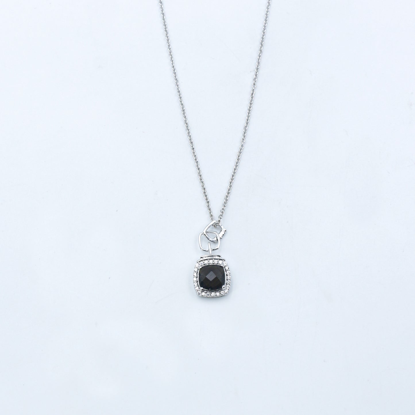 Black Onyx Diamond Gold Pendant Necklace - Anirudh Jewels