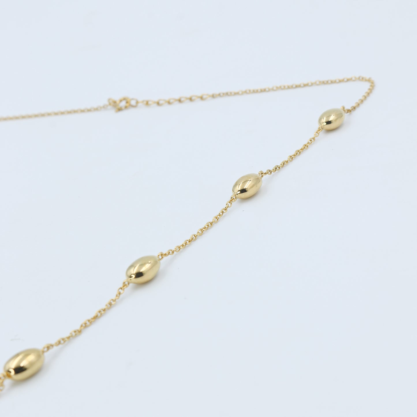 Minimal Gold Station Necklace - Anirudh Jewels