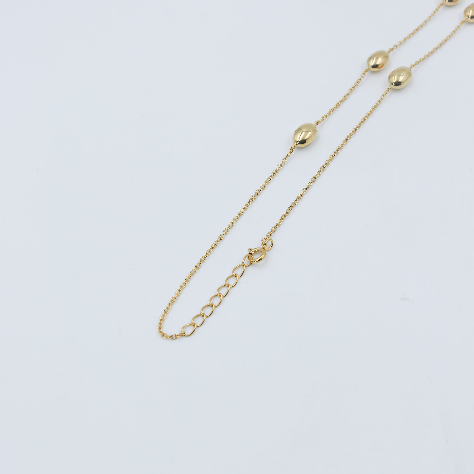Minimal Gold Station Necklace - Anirudh Jewels
