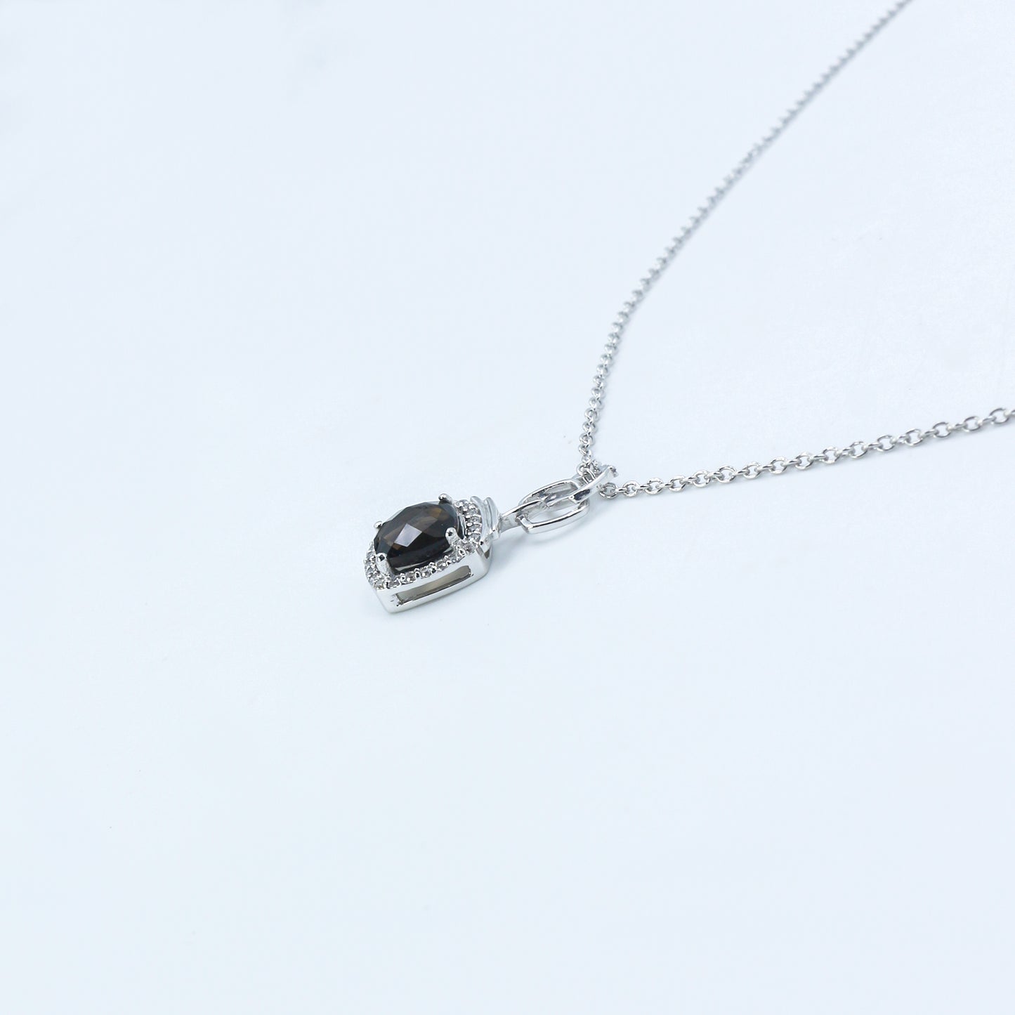 Black Onyx Diamond Gold Pendant Necklace - Anirudh Jewels