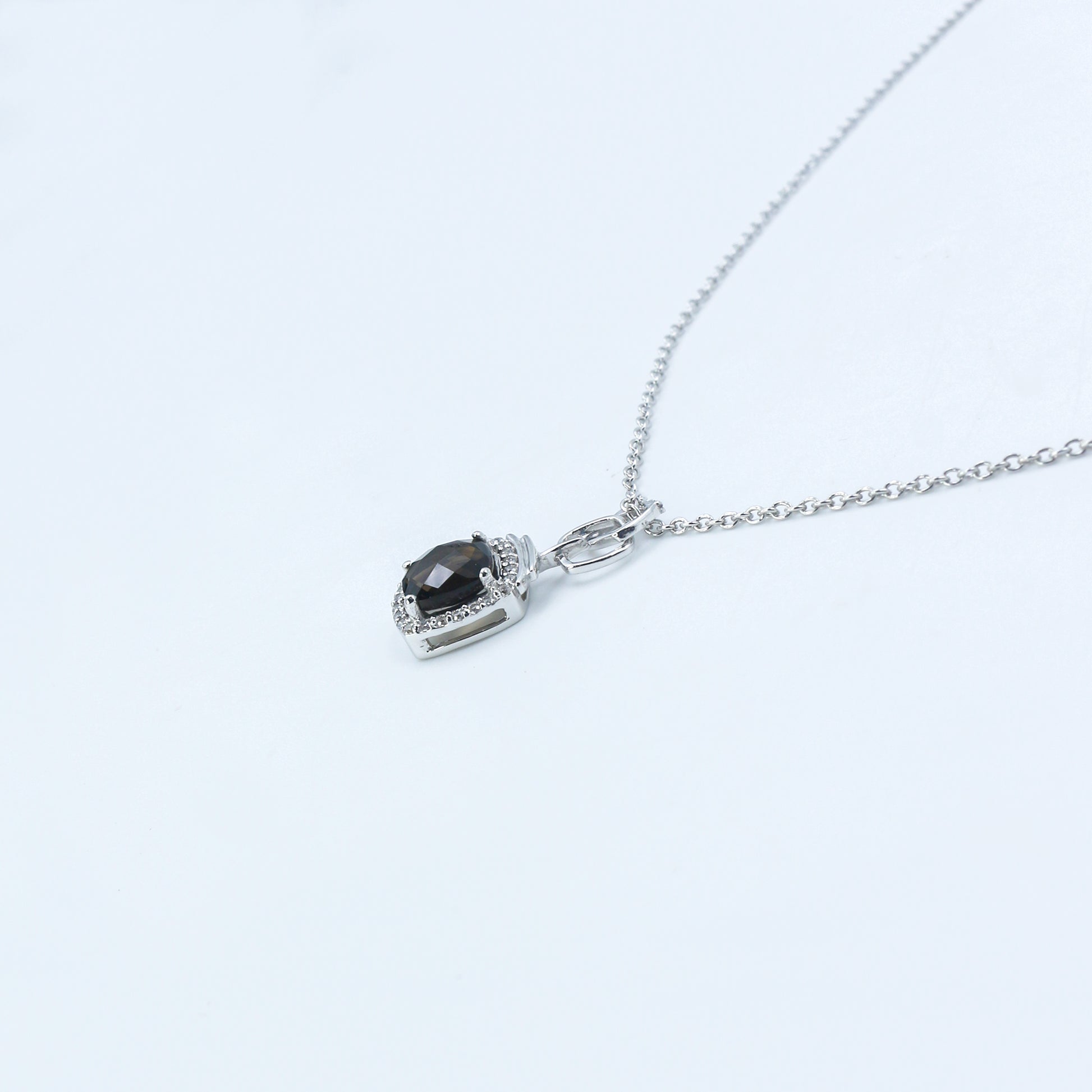 Black Onyx Diamond Gold Pendant Necklace - Anirudh Jewels