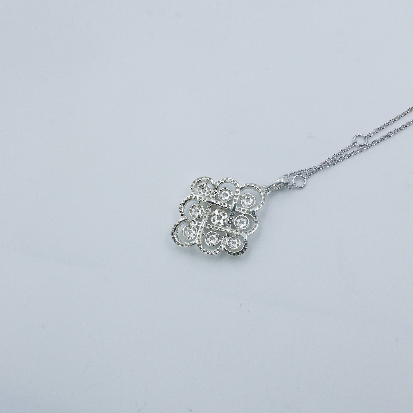 Luxury Diamond Cluster Gold Pendant for Women – Statement Designer Pendant Necklace - Anirudh Jewels