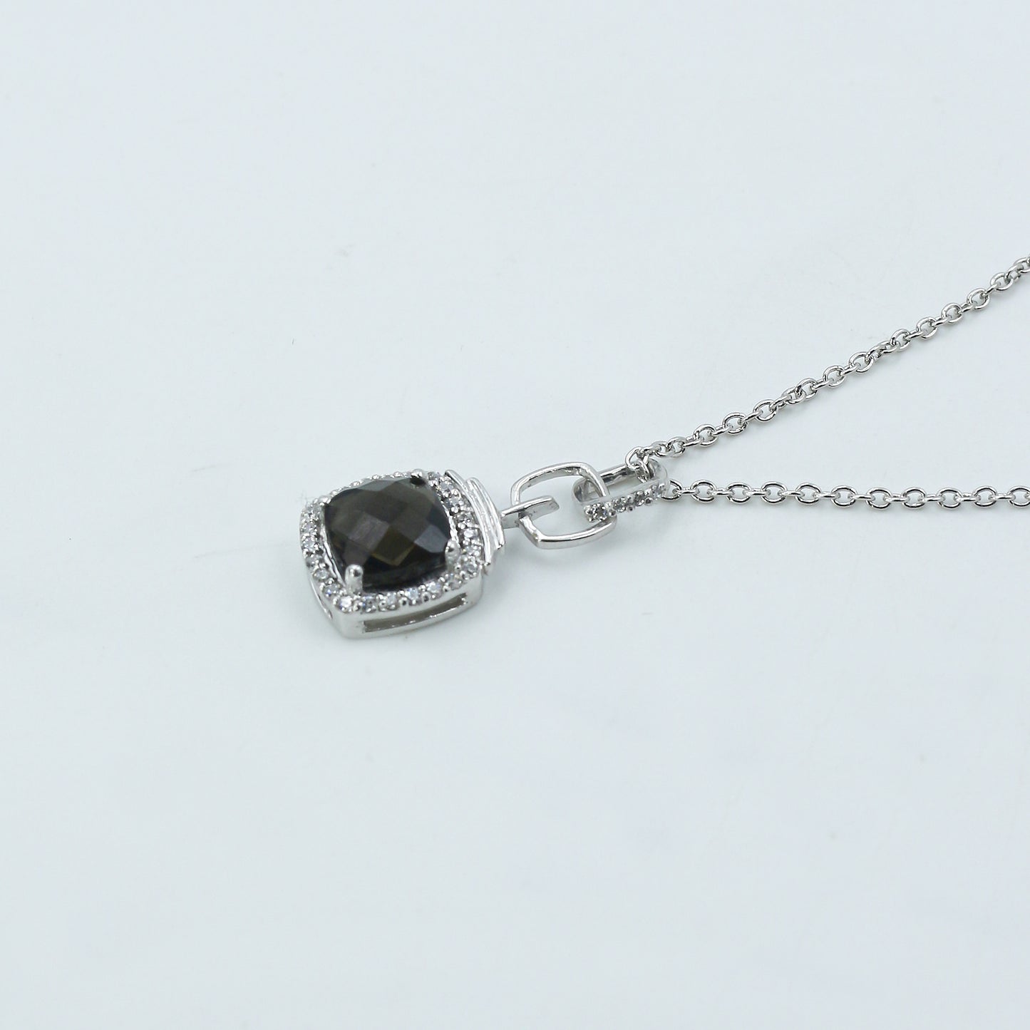 Black Onyx Diamond Gold Pendant Necklace - Anirudh Jewels
