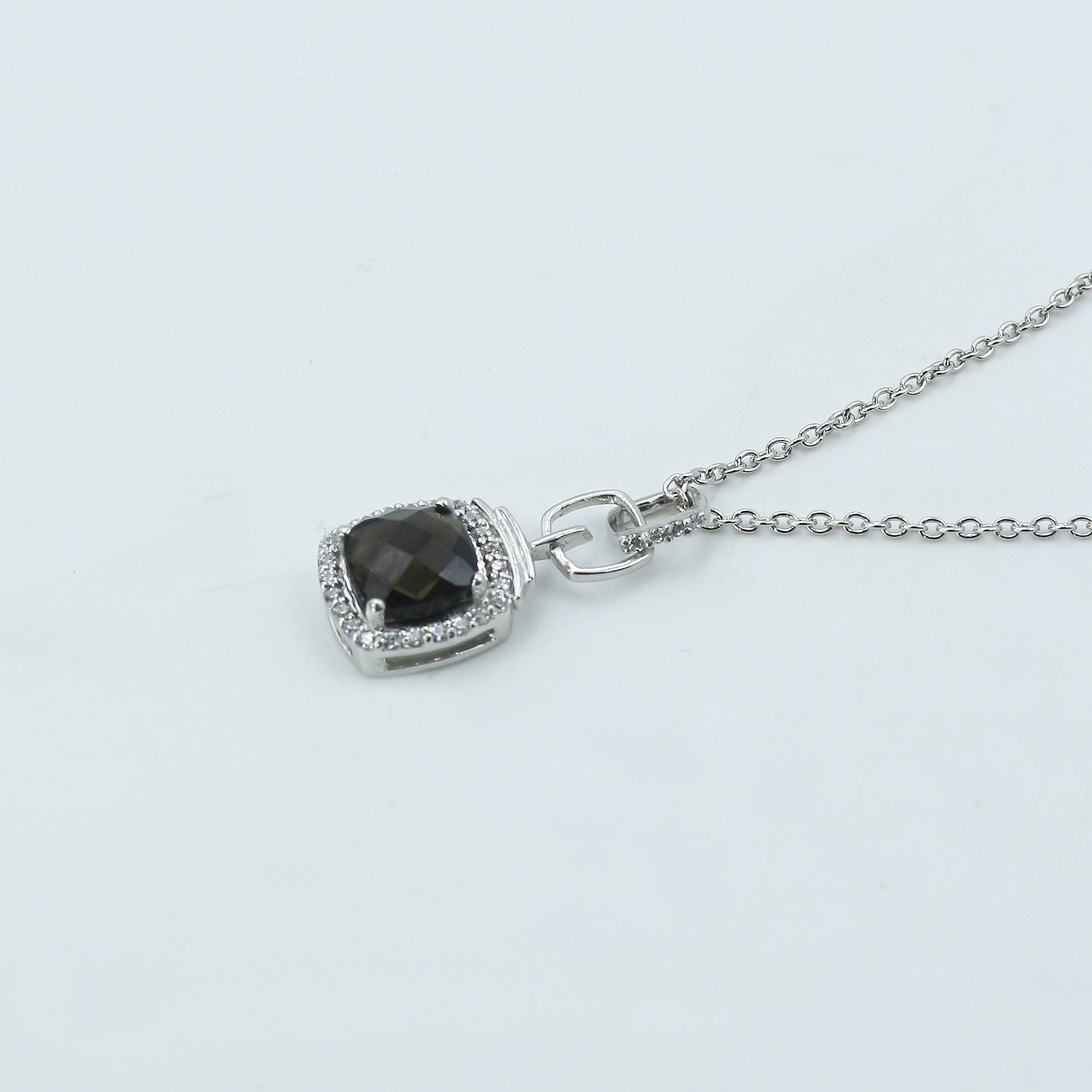 Black Onyx Diamond Gold Pendant Necklace - Anirudh Jewels