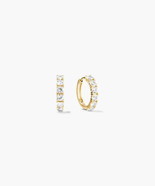 Large Diamond Hoop Earrings for Women – Luxury CVD Diamond Gold Hoops - Anirudh Jewels