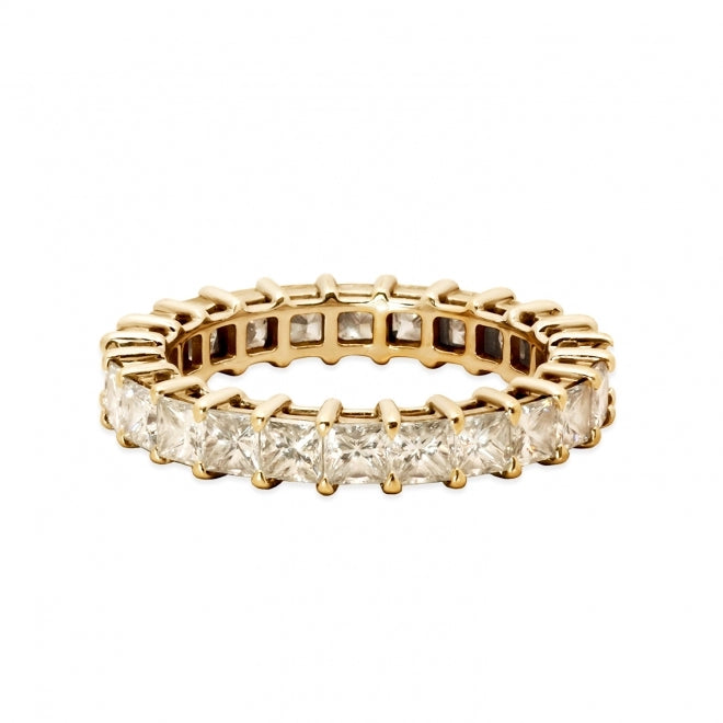 Yellow Gold Heavy Diamond Eternity Band