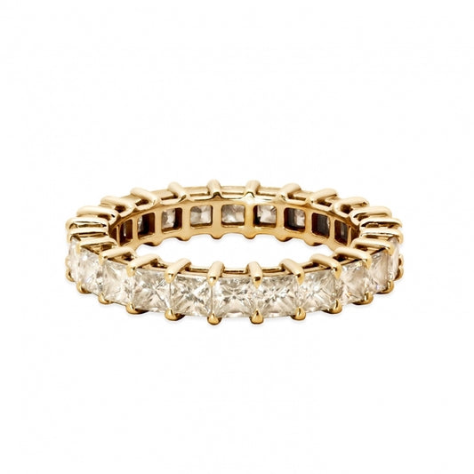 Yellow Gold Heavy Diamond Eternity Band