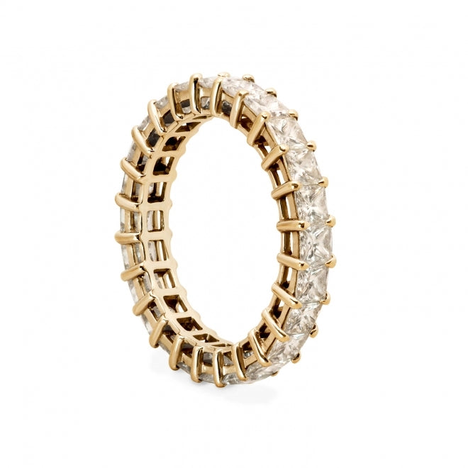Yellow Gold Heavy Diamond Eternity Band