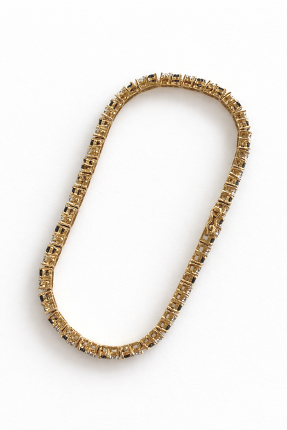 Ruby & Diamond Regal Tennis Bracelet