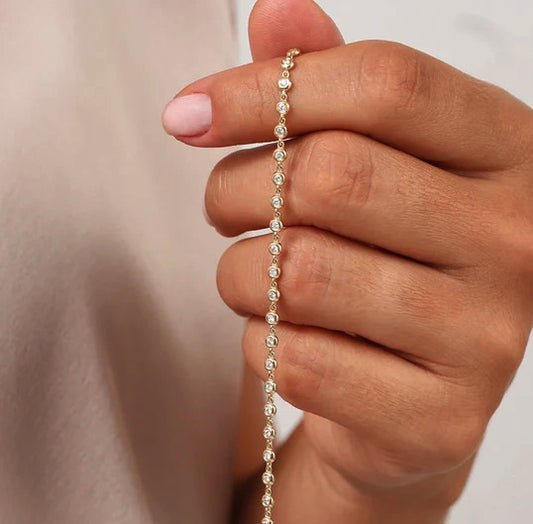 Elegant Diamond Brilliance Tennis Bracelet