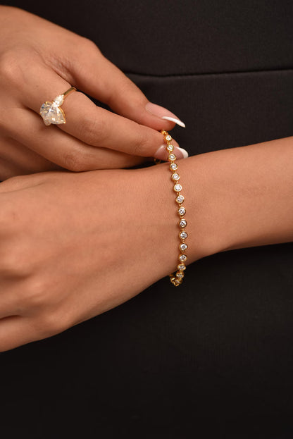 Elegant Diamond Brilliance Tennis Bracelet
