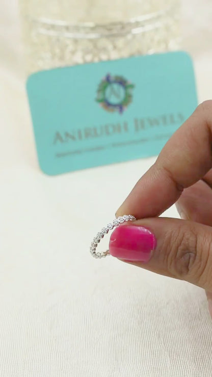 Diamond Eternity Band Gold Ring