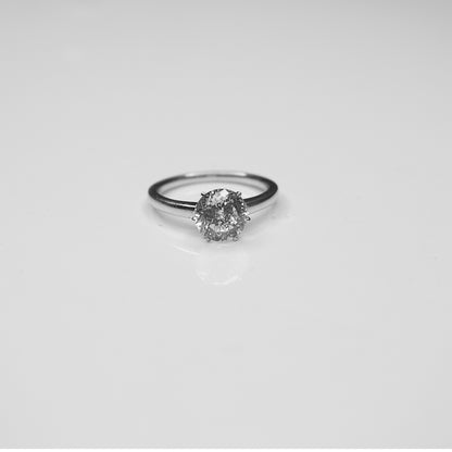 2.00 Carat Solitaire CVD Diamond Ring in Yellow Gold