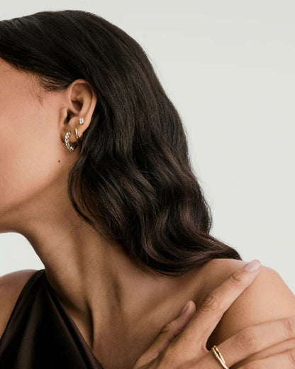 Large Diamond Hoop Earrings for Women – Luxury CVD Diamond Gold Hoops - Anirudh Jewels