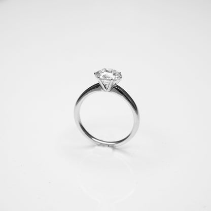 2.00 Carat Solitaire CVD Diamond Ring in Yellow Gold